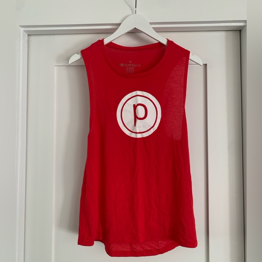 Pure Barre Classic Red Classic Tank [Medium]